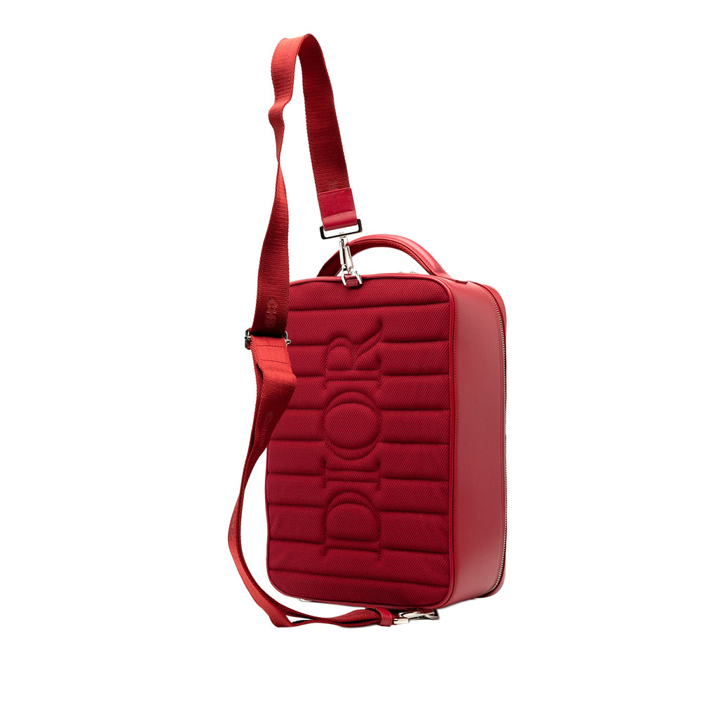Oblique Perforated Calfskin Galaxy World Tour Shoe Case