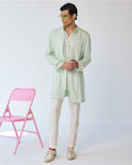 Square Open Achkan Set By KYNAH, Luxury Indian Fashion & Bridal Wear