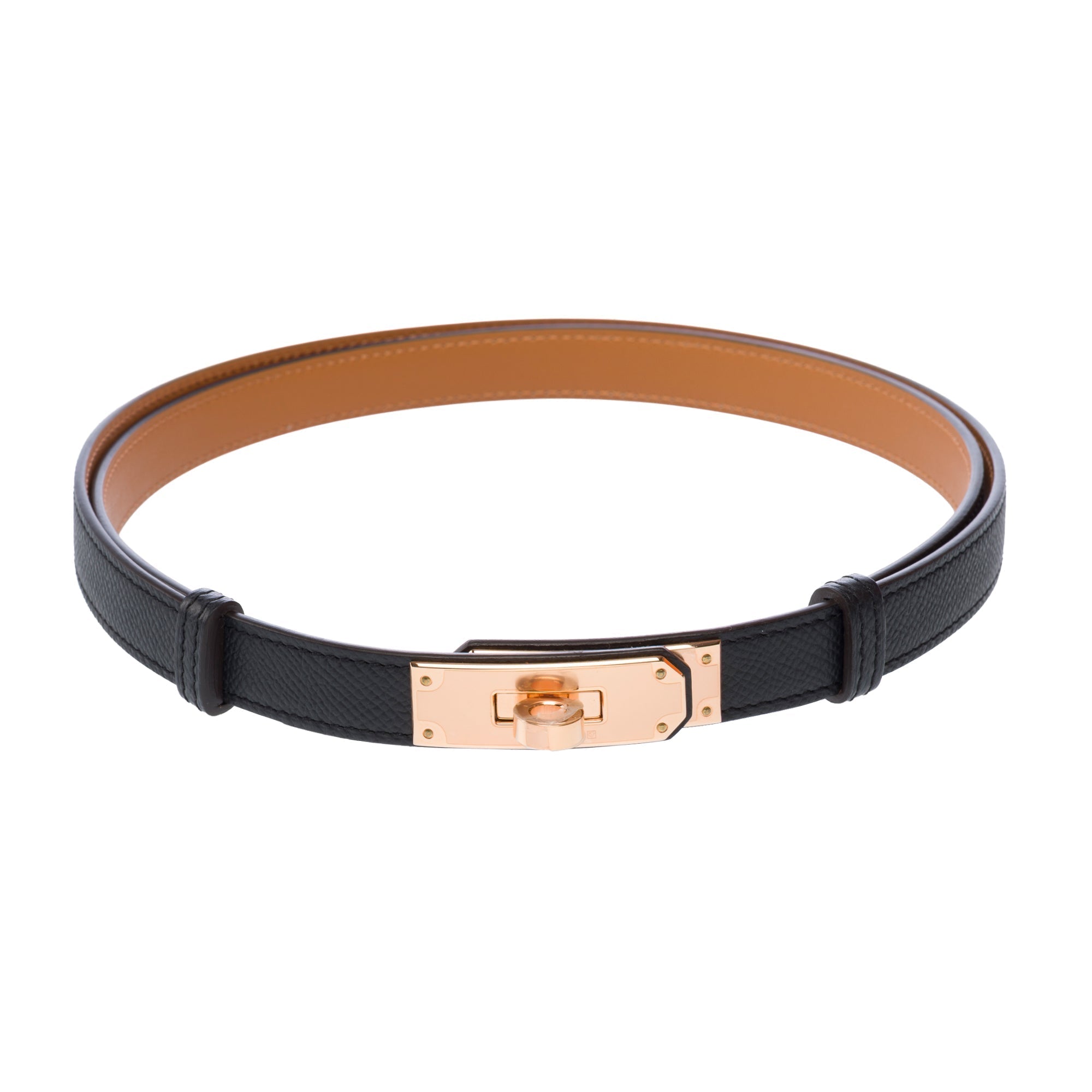 Hermès Kelly 18 Belt — Black