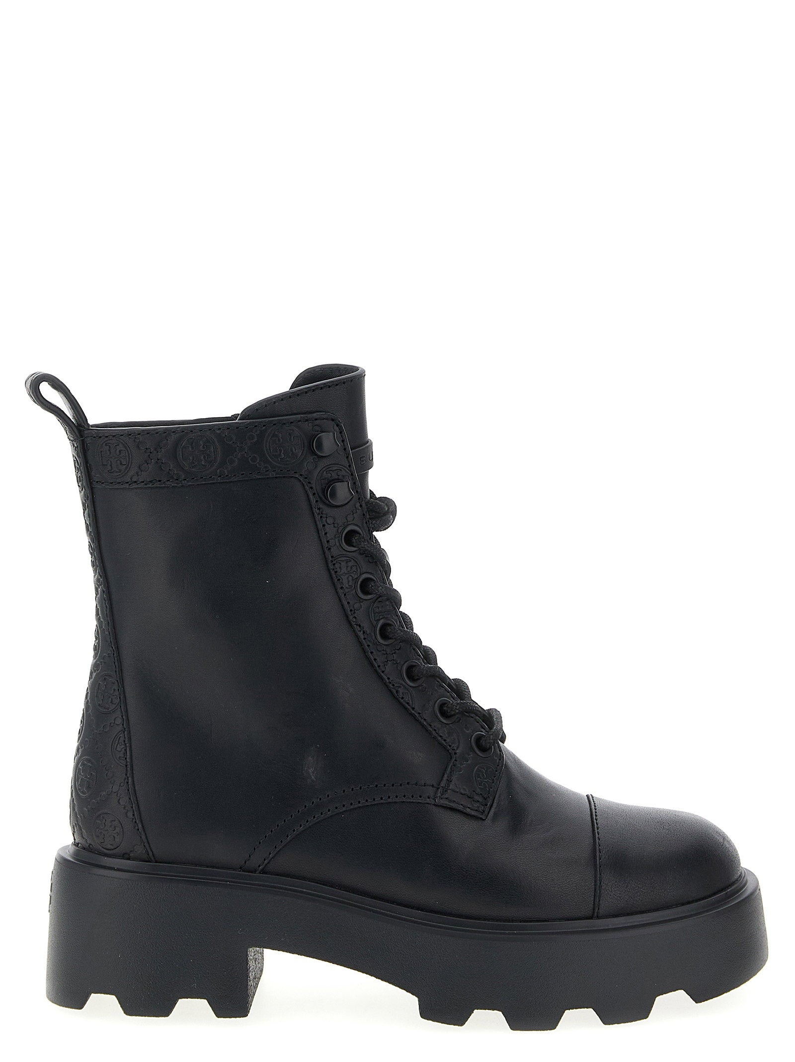 Tory Burch Combat Boot — Black