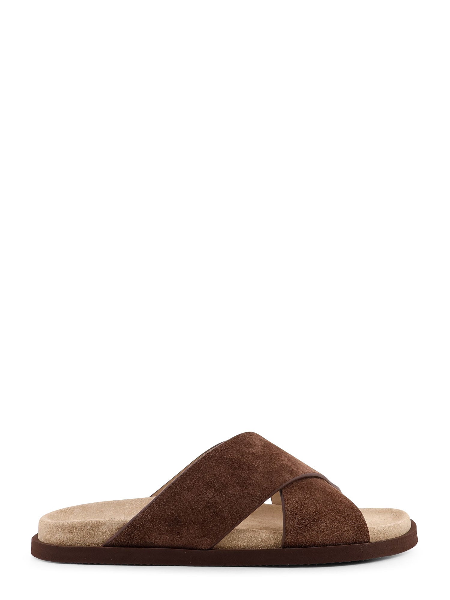 Brunello Cucinelli Sandals Fango Camel Pelle - 42
