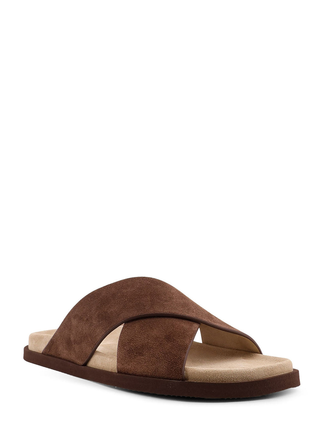 Brunello Cucinelli Sandals Fango Camel Pelle - 42