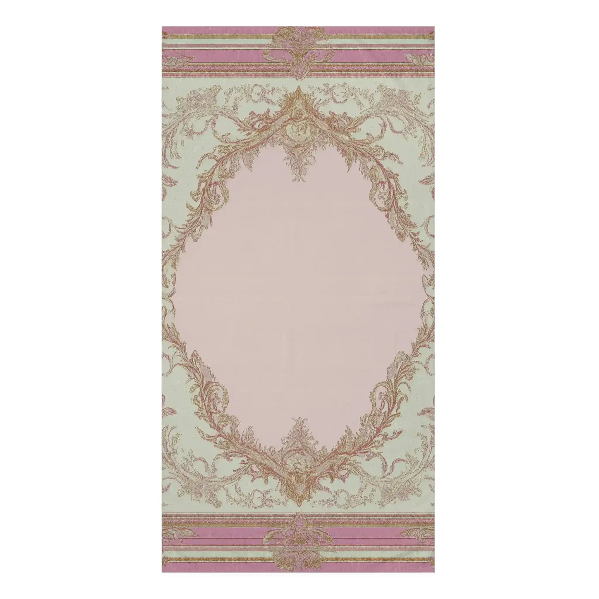 Opulent Floral Frame Bath Towel