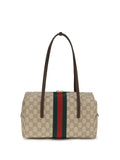 Gucci Boston Melrose Shoulder Bag — Beige