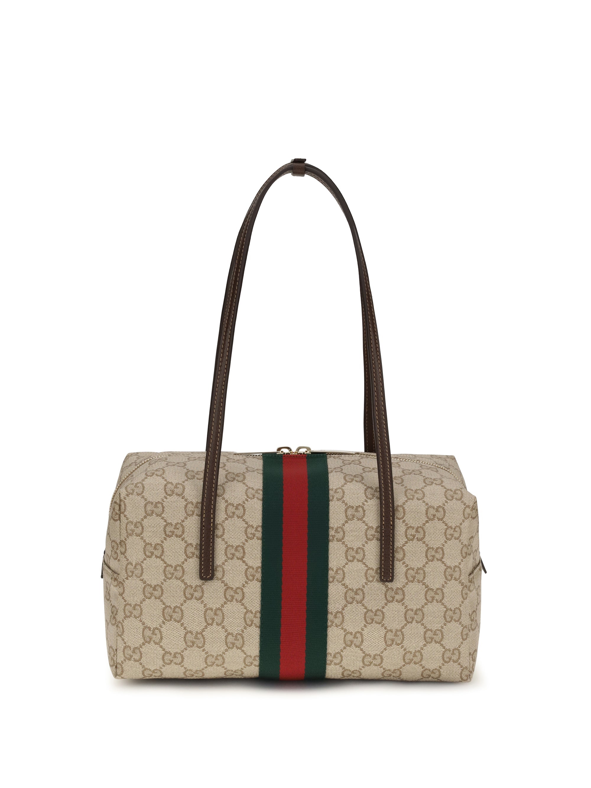 Gucci Boston Melrose Shoulder Bag — Beige