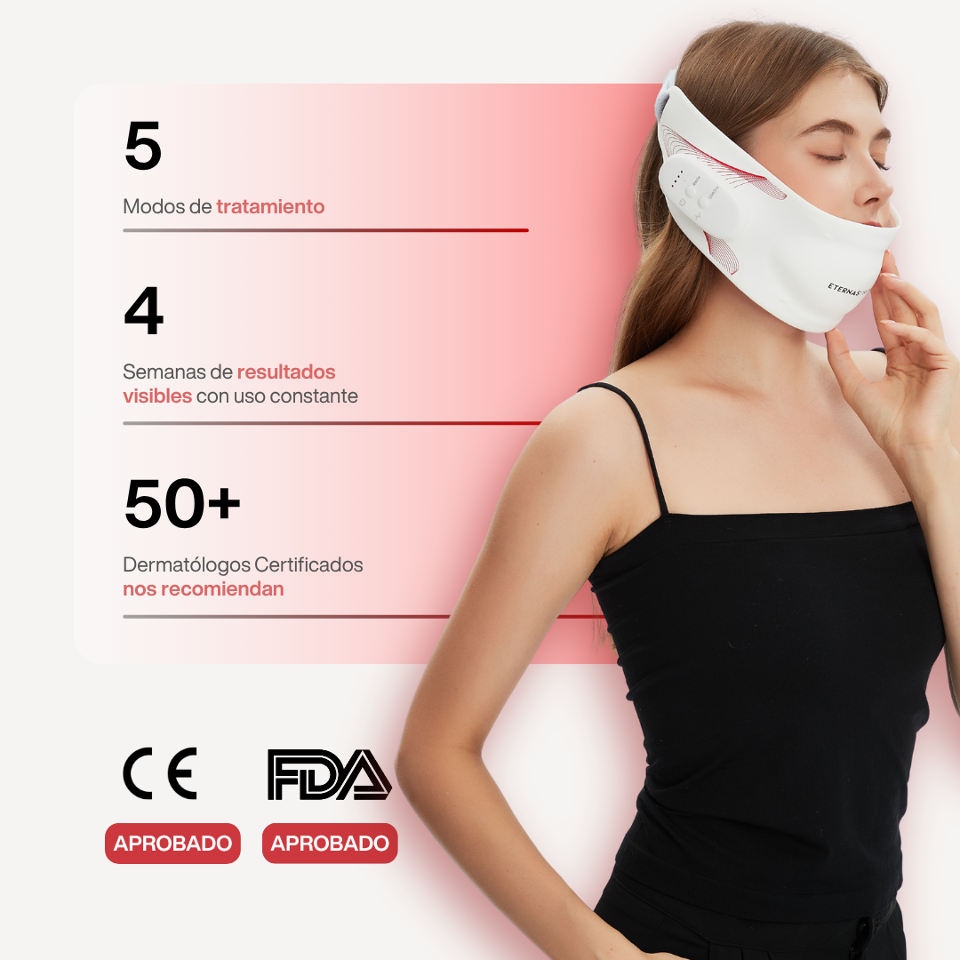 Lifting Facial Reafirmante y Alivio del Dolor - LED Infrarroja 830nm