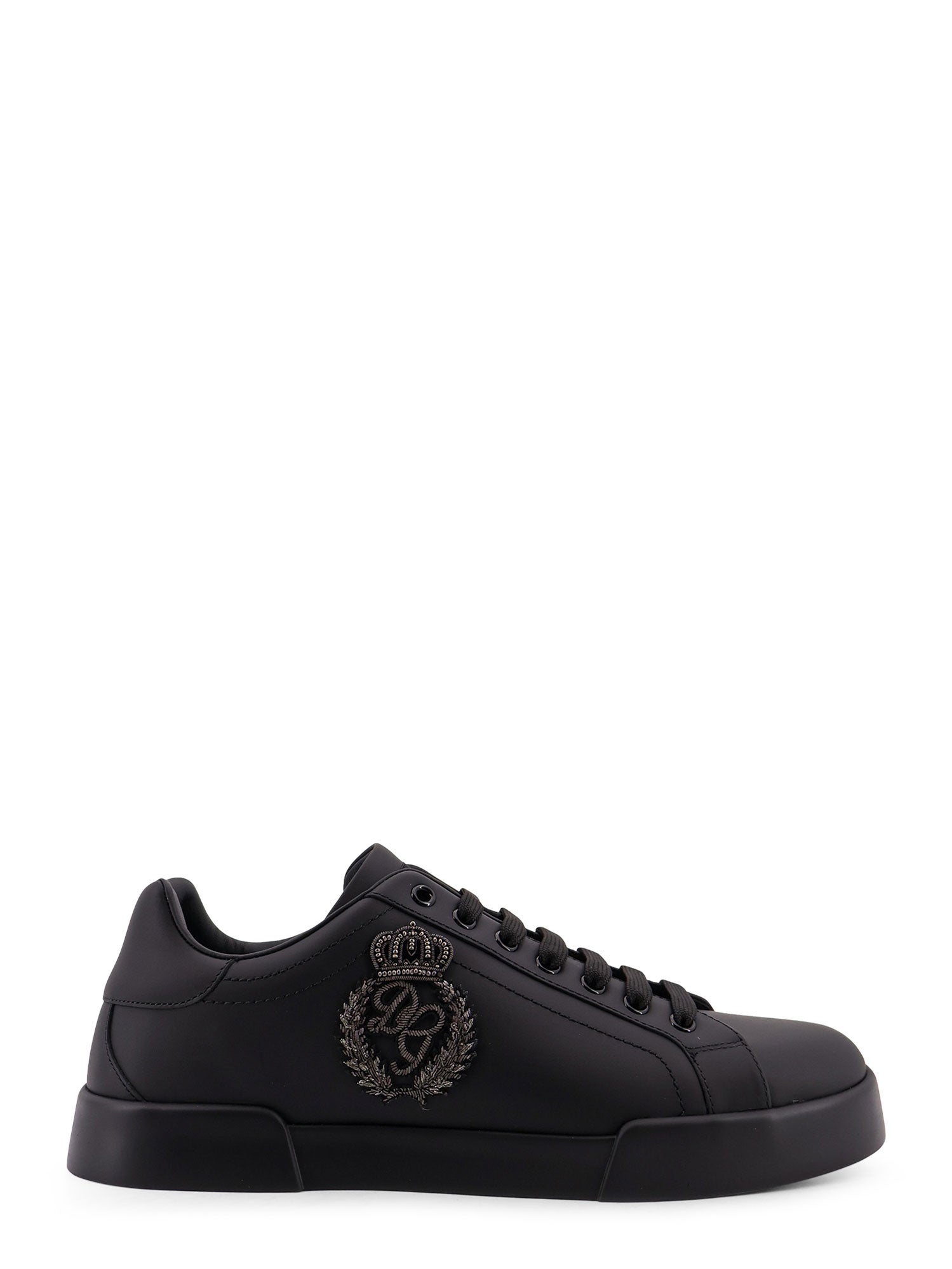 Dolce & Gabbana Sneakers Black Pelle - 39
