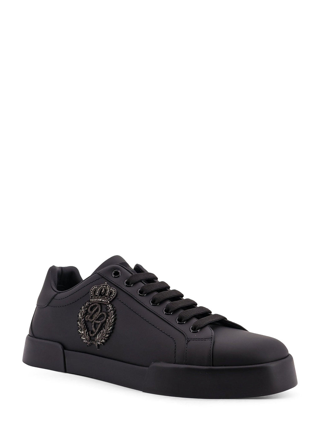 Dolce & Gabbana Sneakers Black Pelle - 39