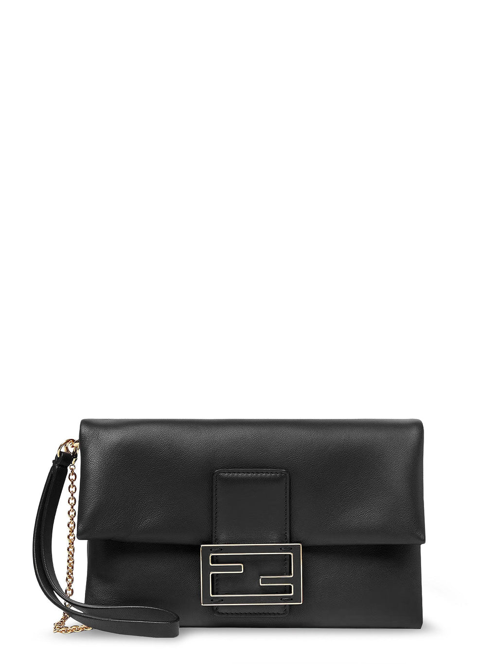 Fendi Bags Nero Oro Soft Pelle