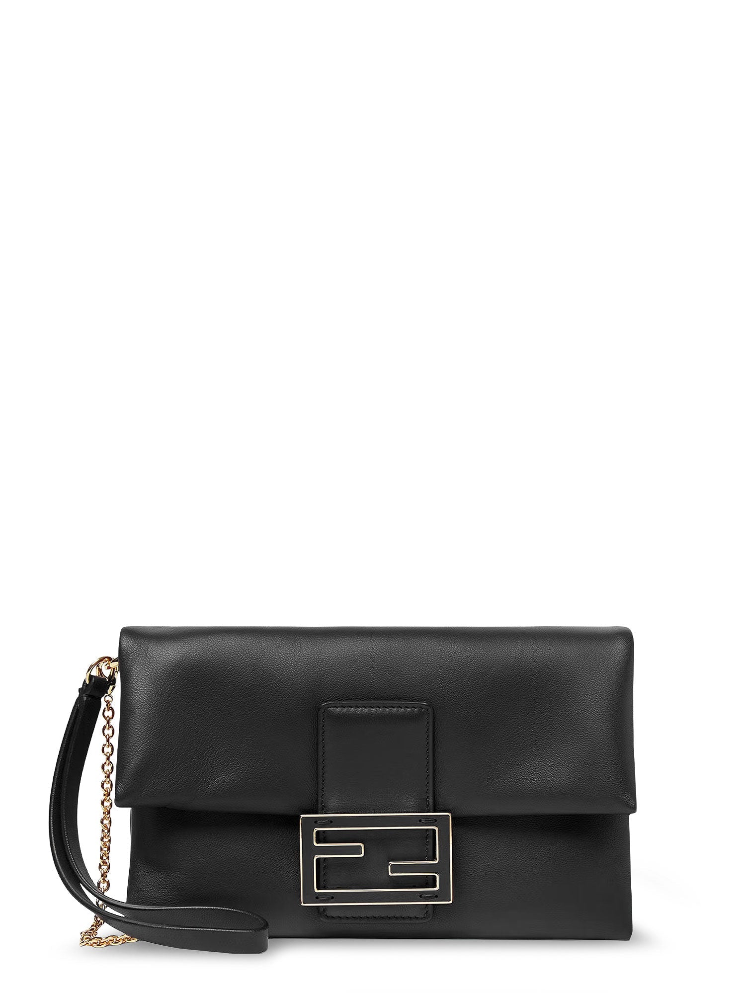 Fendi Bags Nero Oro Soft Pelle