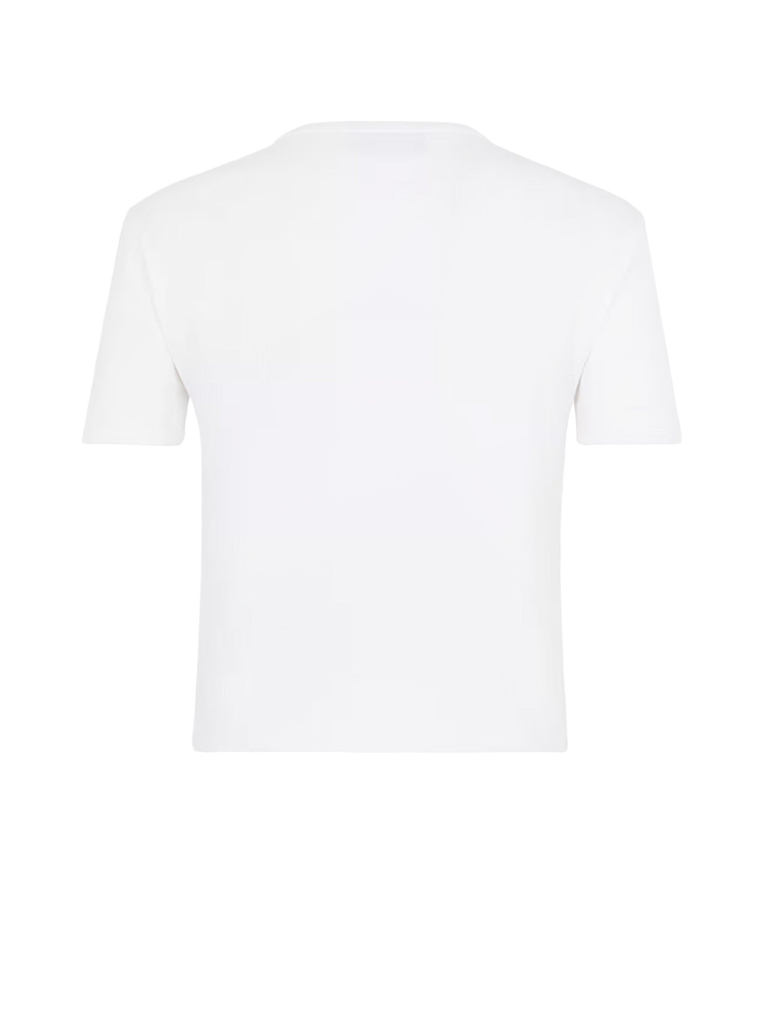 Fendi T-shirts and Polos White Cotone Elastan - S