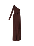 Elisabetta Franchi Dresses Brown Viscosa Elastan - 40