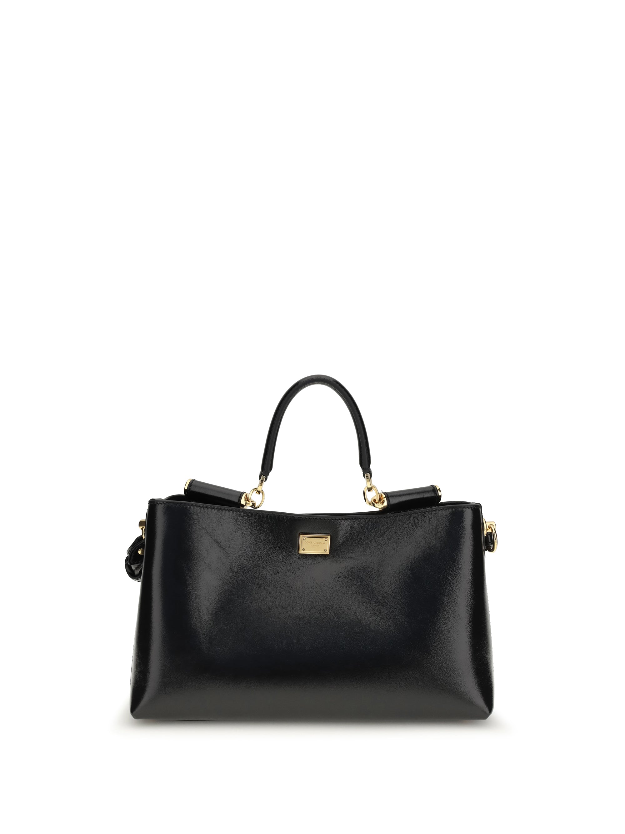 Dolce & Gabbana Vittoria Shoulder Bag — Black