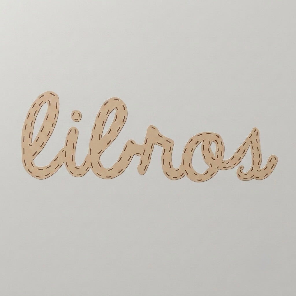 Vinilo Adhesivo Infantil de Ordenación (Libros) - Sueños de Cigüeña