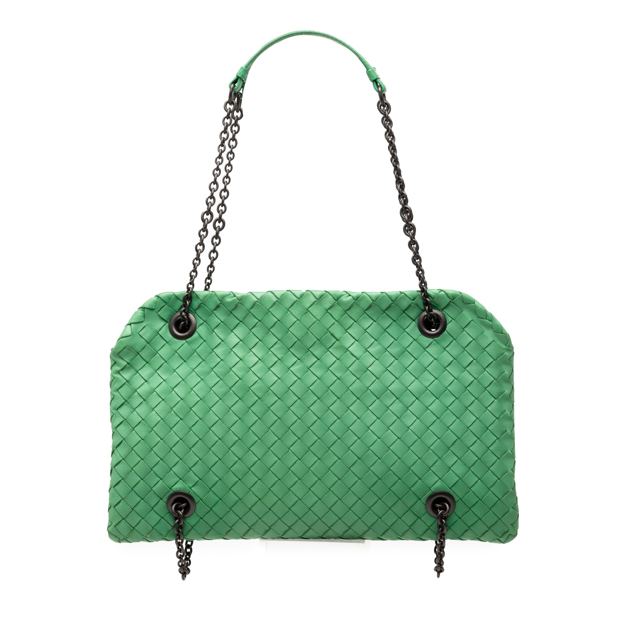 Nappa Intrecciato Duo Shoulder Bag