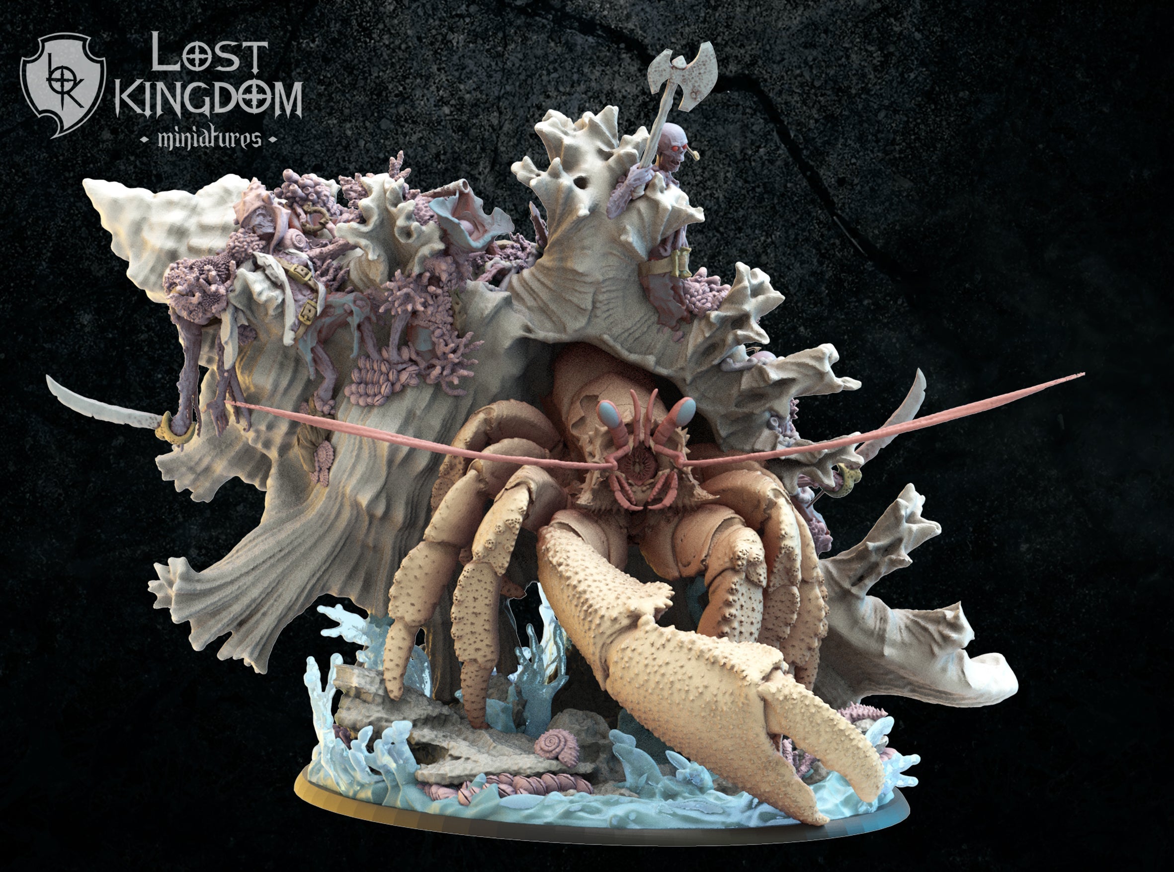 Corpse Hermit Crab, Lost Kingdom Miniatures