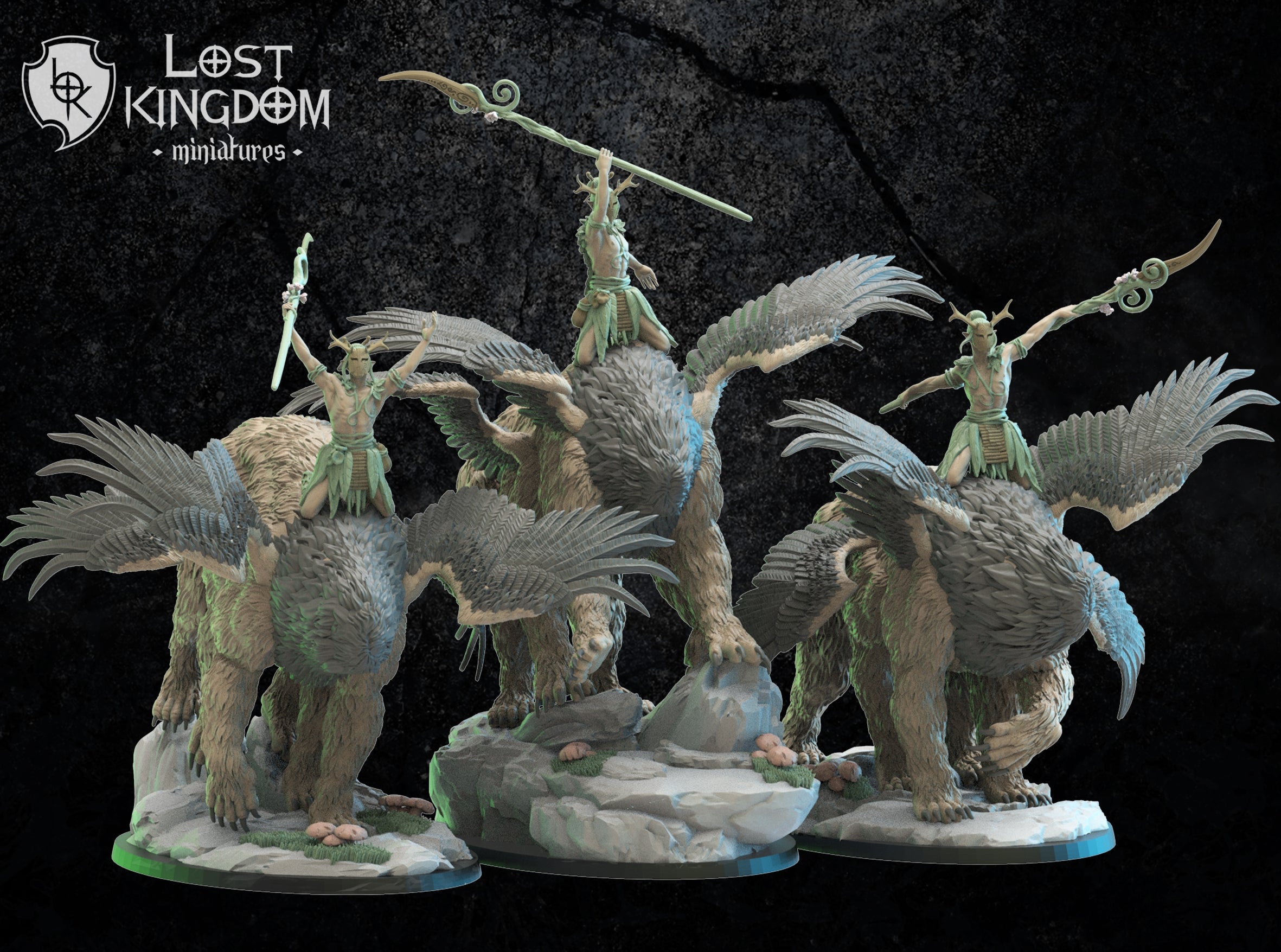 Kumakuro/Hundun Riders, Lost Kingdom Miniatures