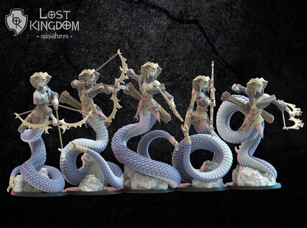 Yumi/Yari Naga Regiment, Lost Kingdom Miniatures
