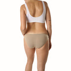 FEVI | Pack de 12 Braguitas Tiro Bajo |  1 o 3 Colores Diferentes: Blanco, Negro y Beige | Talla Única: M-L