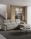 Sofá Chaiselongue Letti Plata