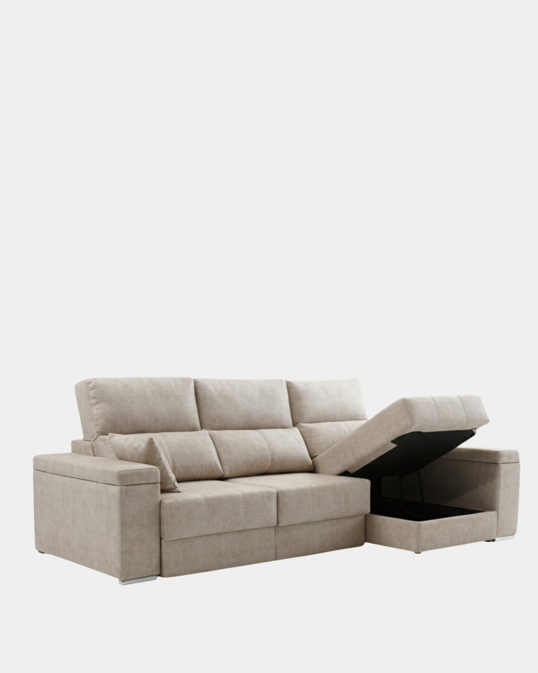 Sofá Chaiselongue Amare Plata