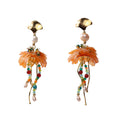 Medusa Earring | Orange