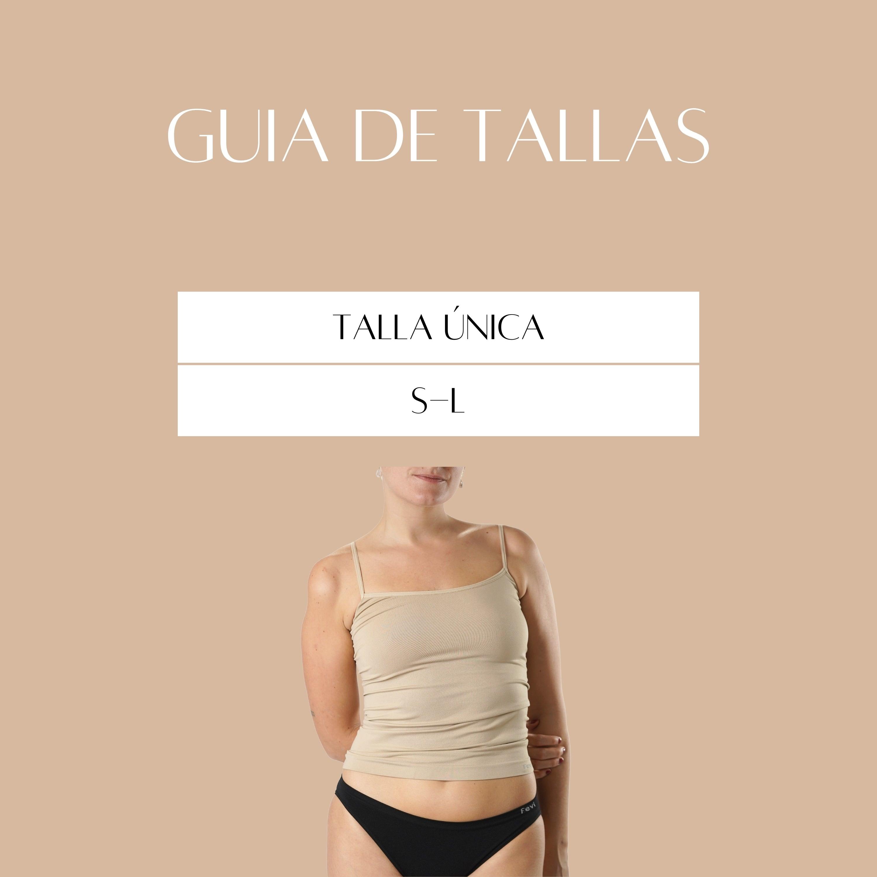 FEVI | Pack de 6 Camisetas de Tirantes en 1 o 3 Colores: Blanco, Negro, Beige | Talla Única de la S a la L
