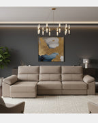 Sofá Chaiselongue Sove Crudo