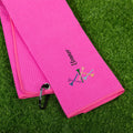 Toalla deportiva absorbente con nombre y pinza para colgar personalizada y bordada Golf Club Golf Tee Game Day Birthday Gift for Golf Lover