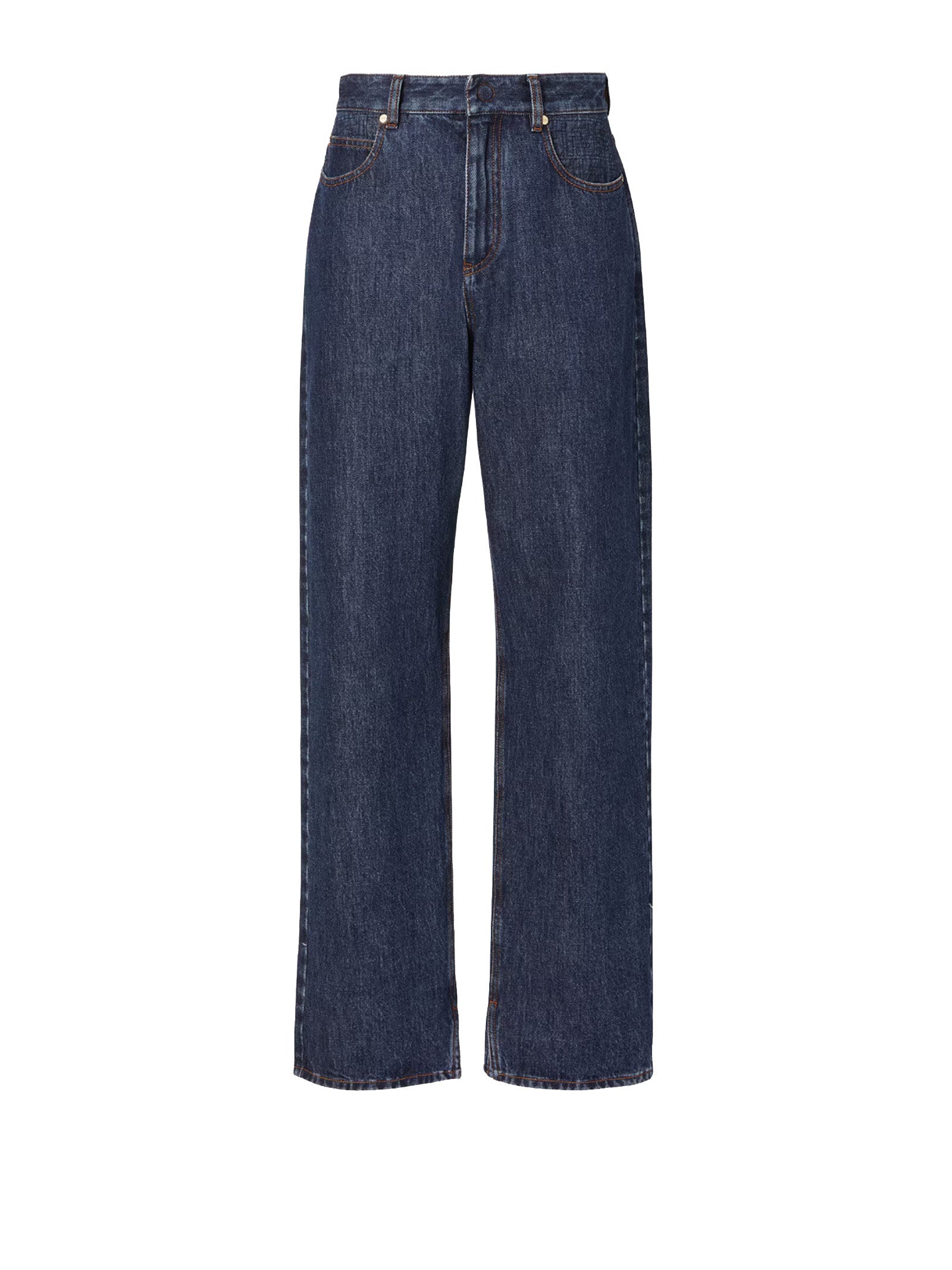 Fendi Trousers Blueberry-26 Cotton - 42