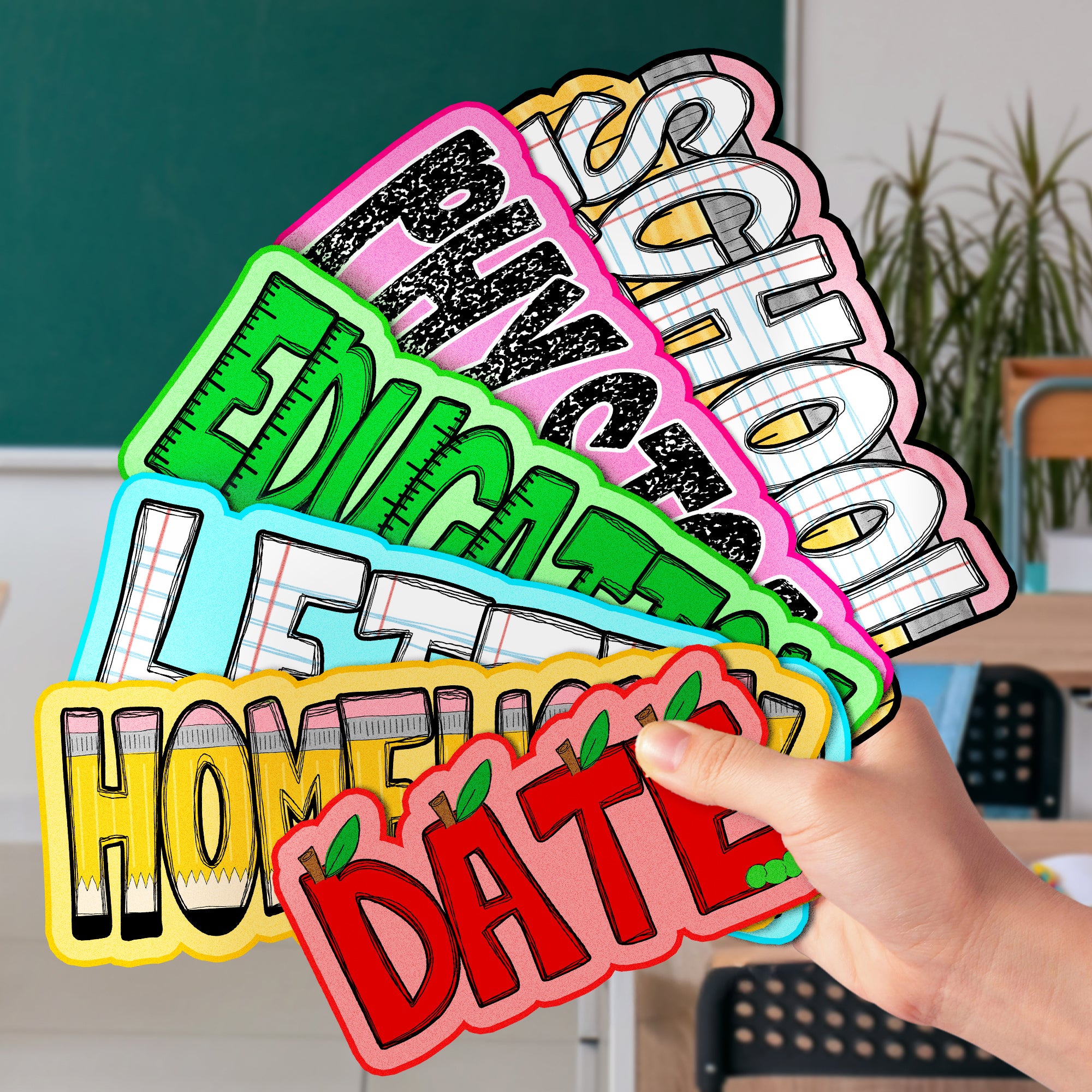 Imán de pizarra blanca personalizable con diseño de cuaderno y texto herramienta para la enseñanza regalo de vuelta al cole para profesores
