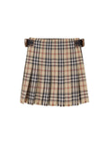 Burberry Skirts Sand Ip Check Cotone