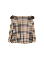 Burberry Skirts Sand Ip Check Cotone