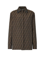 Fendi Jackets Tobacco Poliestere Cotone
