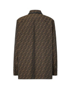 Fendi Jackets Tobacco Poliestere Cotone