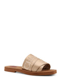 Chloè Sandals Light Sand Satin/gomma - 40