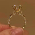 Moissanite Bow Base Design 2.0 Carat Engagement Ring