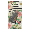 Striped Garden Bird Bath Towel