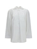 Alainpaul Elasticated Collar Shirt — White