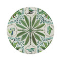 Tropical Green Aviary Round Rug