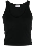 Brunello Cucinelli Monili Chain-Embellished Tank Top — Black