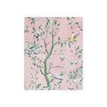 Pastel Pink Chinoiserie Birds on Tree Scene II Fine Art Poster