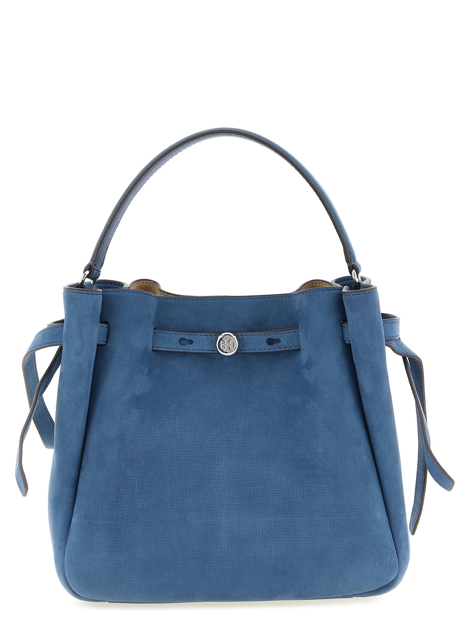 Bolso cubo Romy de Tory Burch - Azul