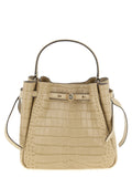 Tory Burch Romy Bucket Bag — Sand