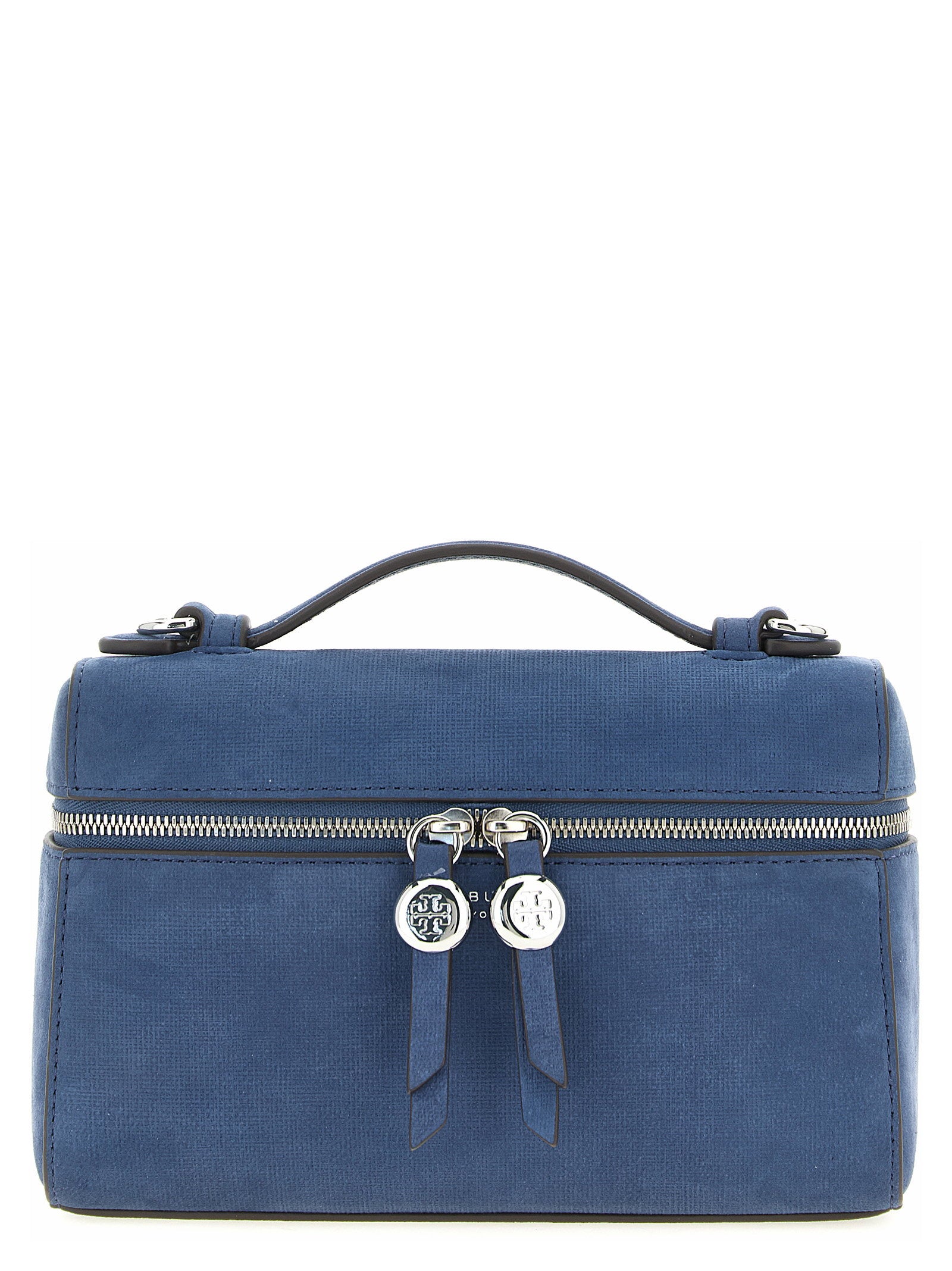 Bolso Romy Slim Top Handle de Tory Burch — azul