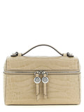 Tory Burch Romy Slim Top Handle Bag — Beige
