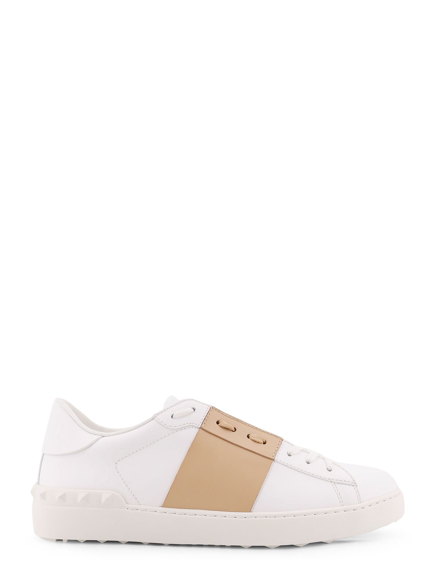 Valentino Garavani Sneakers Bianco Beige Pelle - 39