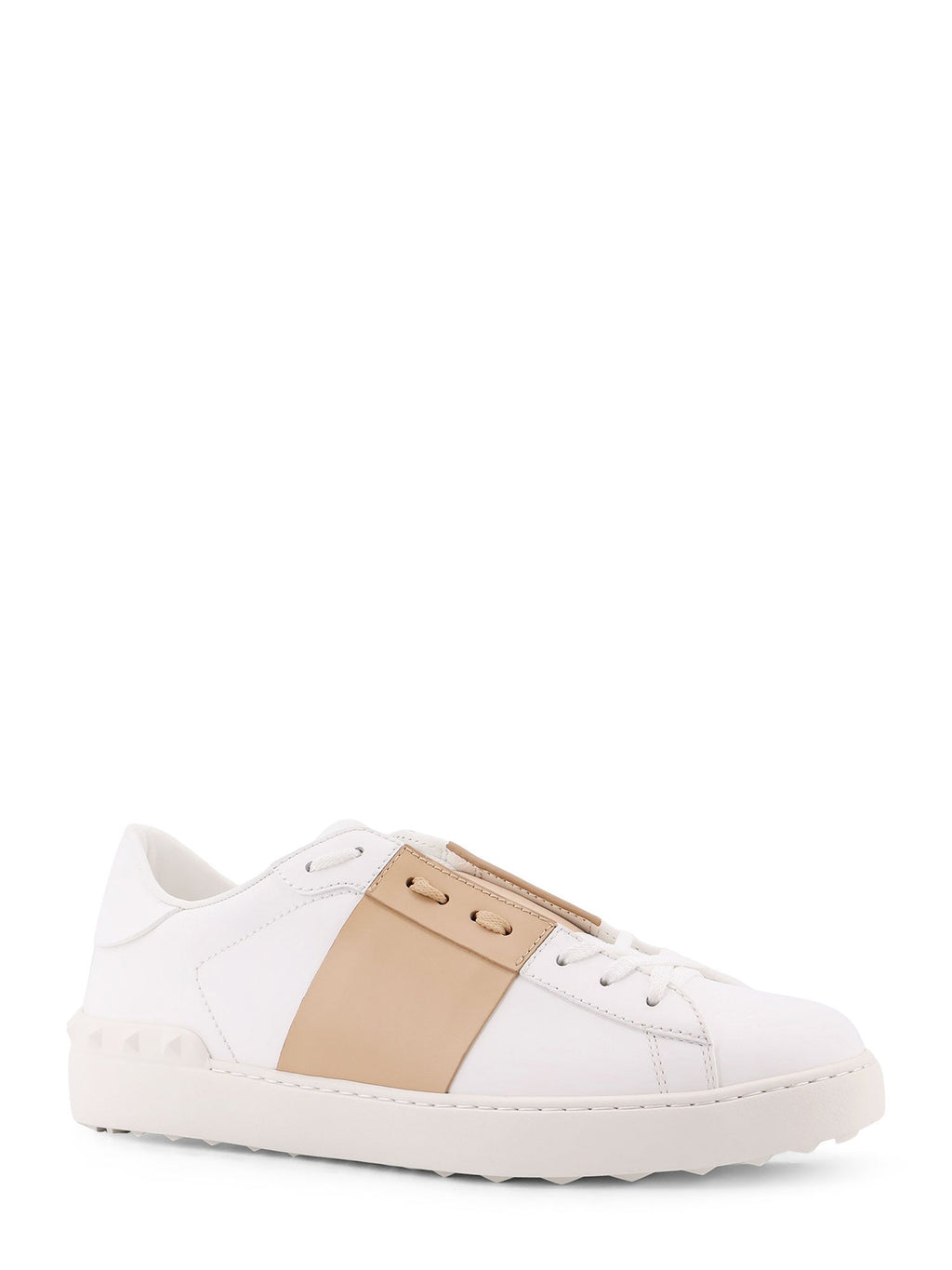 Valentino Garavani Sneakers Bianco Beige Pelle - 39