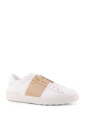 Valentino Garavani Sneakers Bianco Beige Pelle - 39