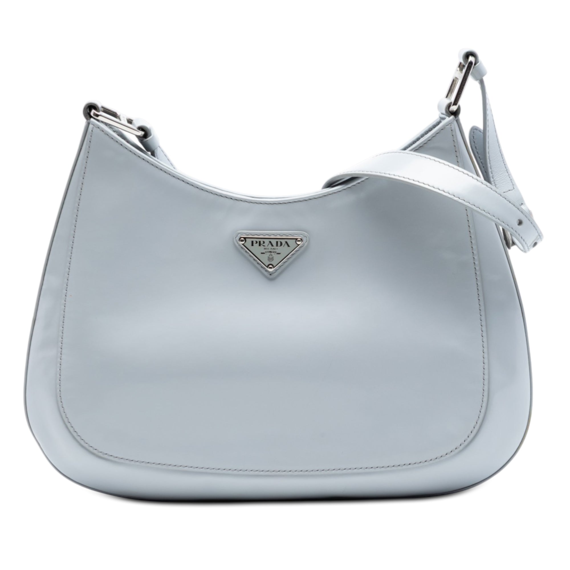 Spazzolato Leather Cleo Shoulder Bag